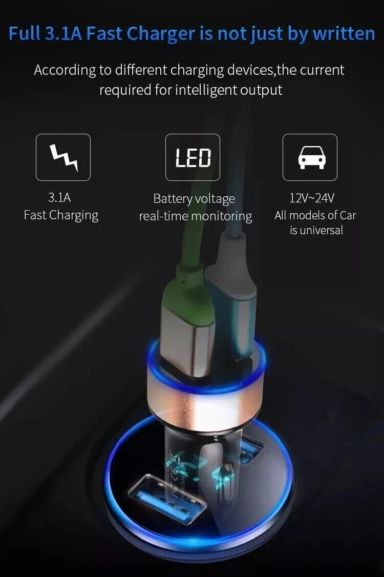 QC Zigarettenanz&uuml;nder USB Ladeger&auml;t 8