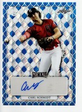 2022 Leaf Perfect Game A-A Auto Blue Wave  #MA-CS1 Carl Schmidt 1/8