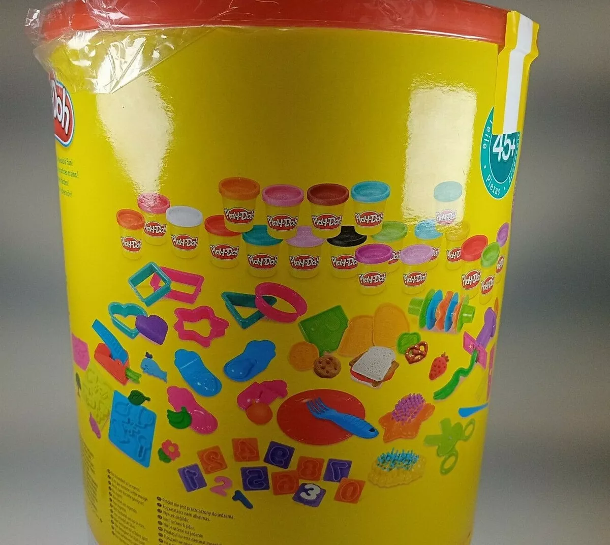 Play Doh Create N Canister Bumper Set 45 Piece Kids Play Toy Gift