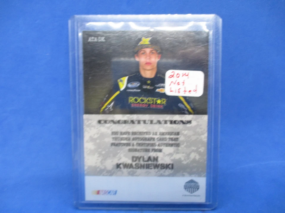 2014 Press Pass American Thunder Dylan Kwasniewski Rookie Auto RC 1/5 - Image 2 of 2