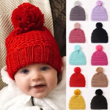 Baby's Beanie Autumn Winter Warm Knitted Child Girls Hats Elastic Bonnet Fashion