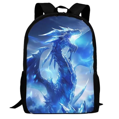 Stylish Dragon Backpack for Women and Men - Dragon 3 Design