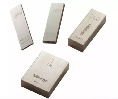 Mitutoyo 611310-531 Rectangular Steel Individual Gage Block, .010", Grade ASME 0