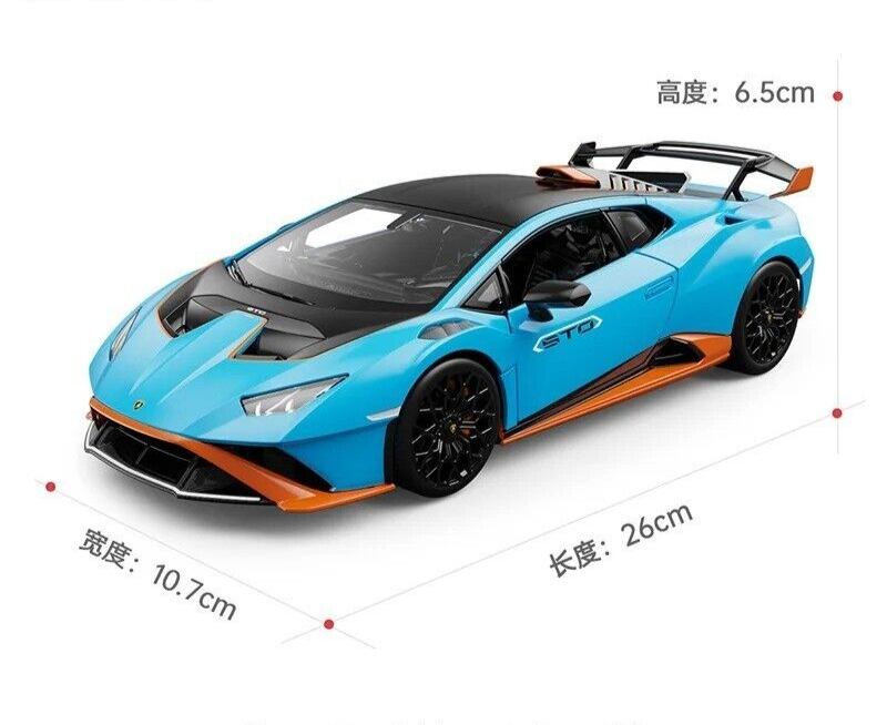 自動車 Lamborghini RUNNER 1:18 huracan STO 1:18 Lamborghini Huracan STO Novitec -- Blue -- Runner