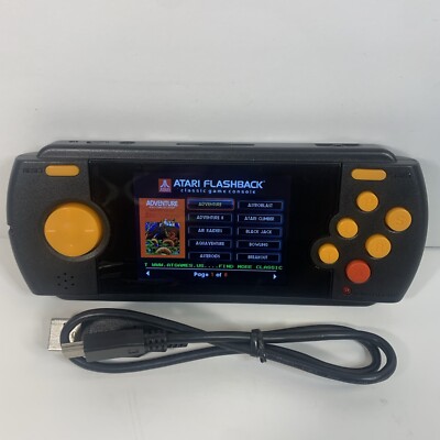 Atari Flashback Portable Handheld Game w/ 70 Preloaded Games Tested & Working