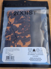 New Men's 2Xist Sexy Sliq Ultra Low-Rise Jock Strap Tiger Print Size XL