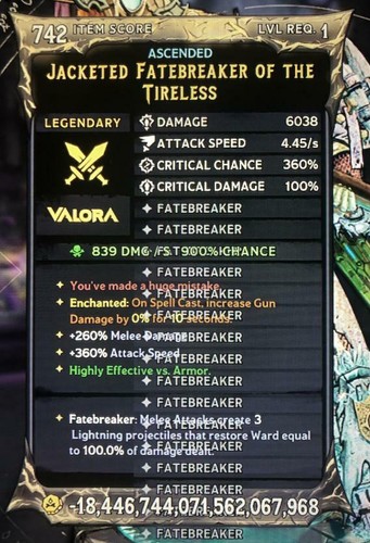 Tiny Tina's Wonderlands LEVEL 1 MODDED GEAR ⭐️ Articoli GodMode (PS4/5 | XBOX | PC) - Foto 75 di 207