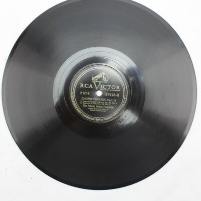 The Palmer House Ensemble Chopin Fantasy Part I and II Record 10'' VG+ P127 27918