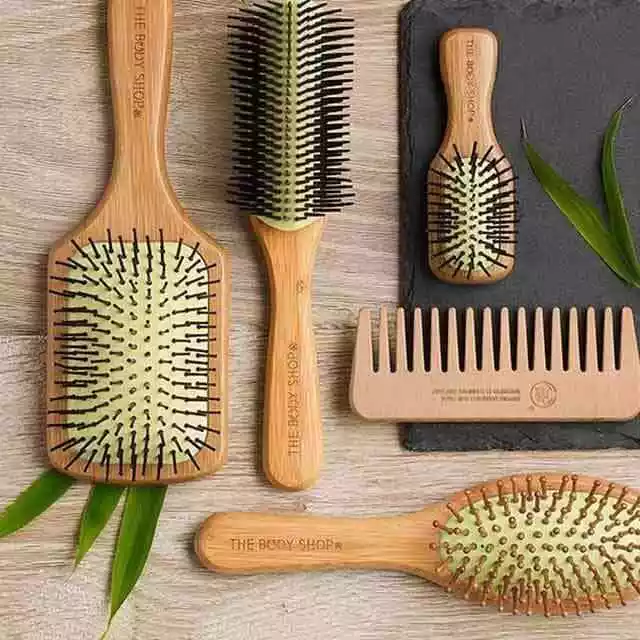 Hair brush store top