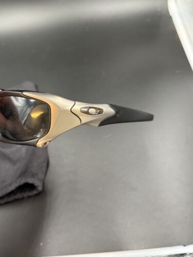 Oakley Pit Boss Matte Black/Titanium w/Black Iridium Polarized Lenses - Picture 6 of 12