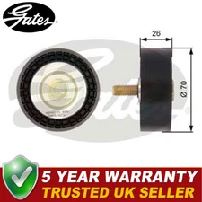 Gates Deflection Guide Pulley Fits BMW 3 Series 1 1.6 1.8 1.9 2.0 11281440378