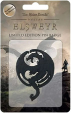 OFFICIAL THE ELDER SCROLLS ELSWEYR LIMITED EDITION PIN BADGE BRAND NEW