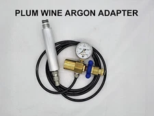 Argon Wine Adapter® w/ Regulator and 5 ft hose for use with PLUM WINE