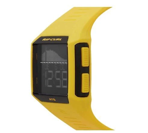 Rip Curl RIFLES DIGITAL TIDE WATCH Mens Surf Watch New A1119 Marine Yellow