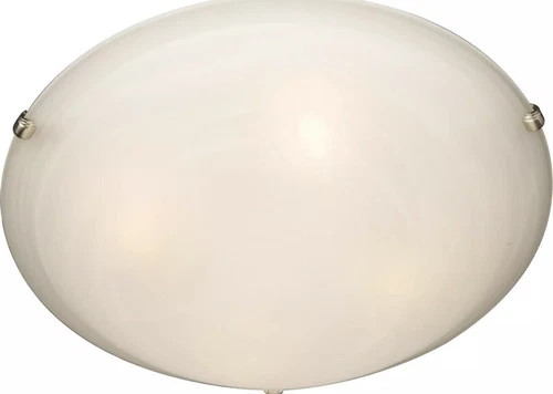 Maxim Lighting 11060MRSN Malibu 4-Light Flush Mount in Satin Nickel - Picture 3 of 12