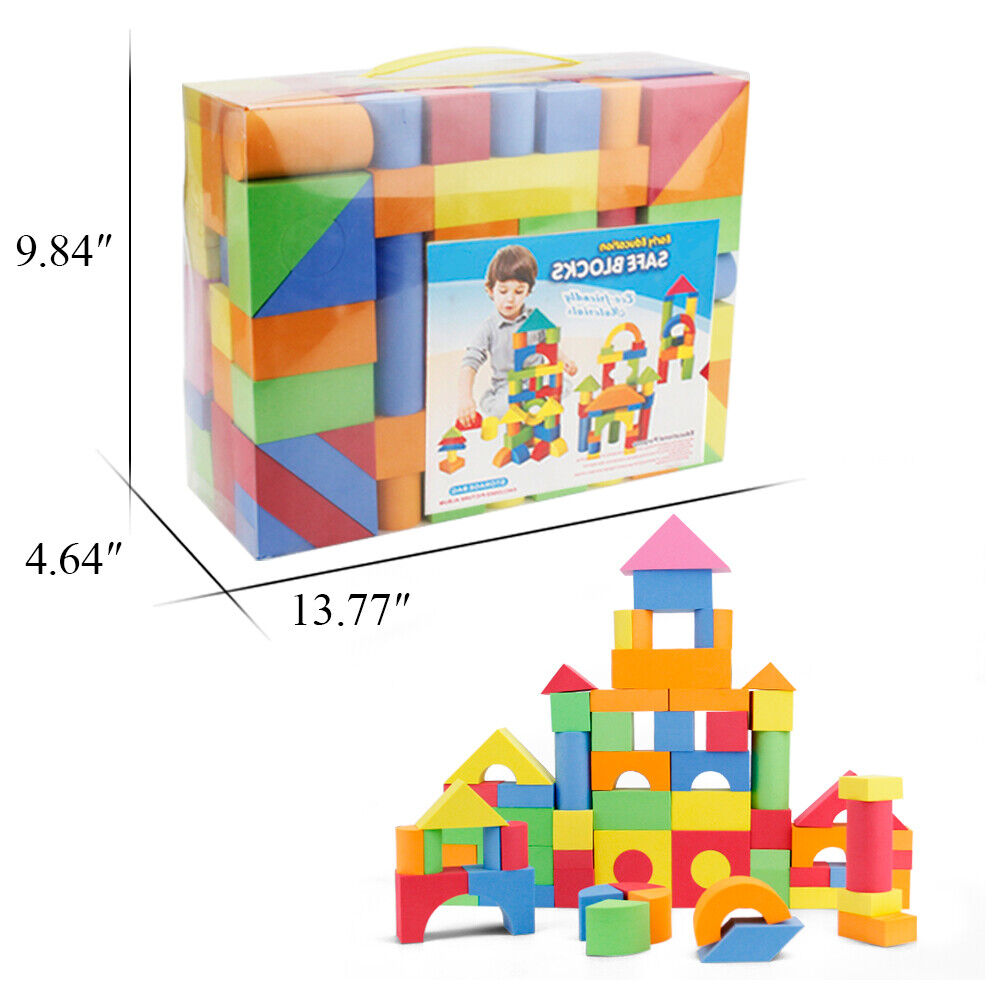 FREE SHIPPING EVA Building Block Games Play Center Toy Kids Soft