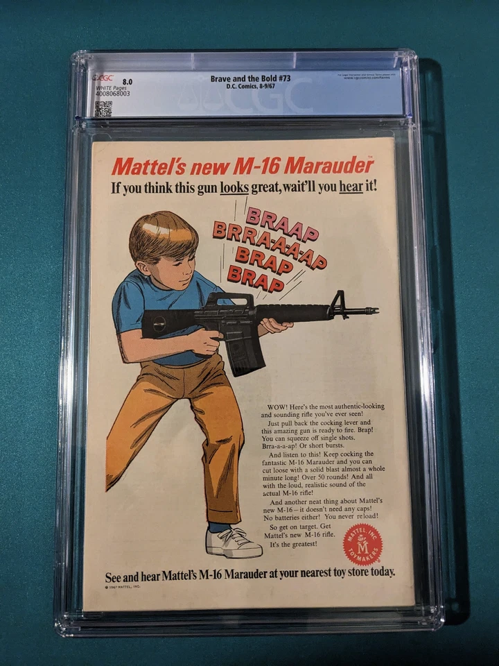 The Brave And The Bold #73 DC Comics 1967 CGC 8.0 1st Appearance of Vulko - Image 2 of 2