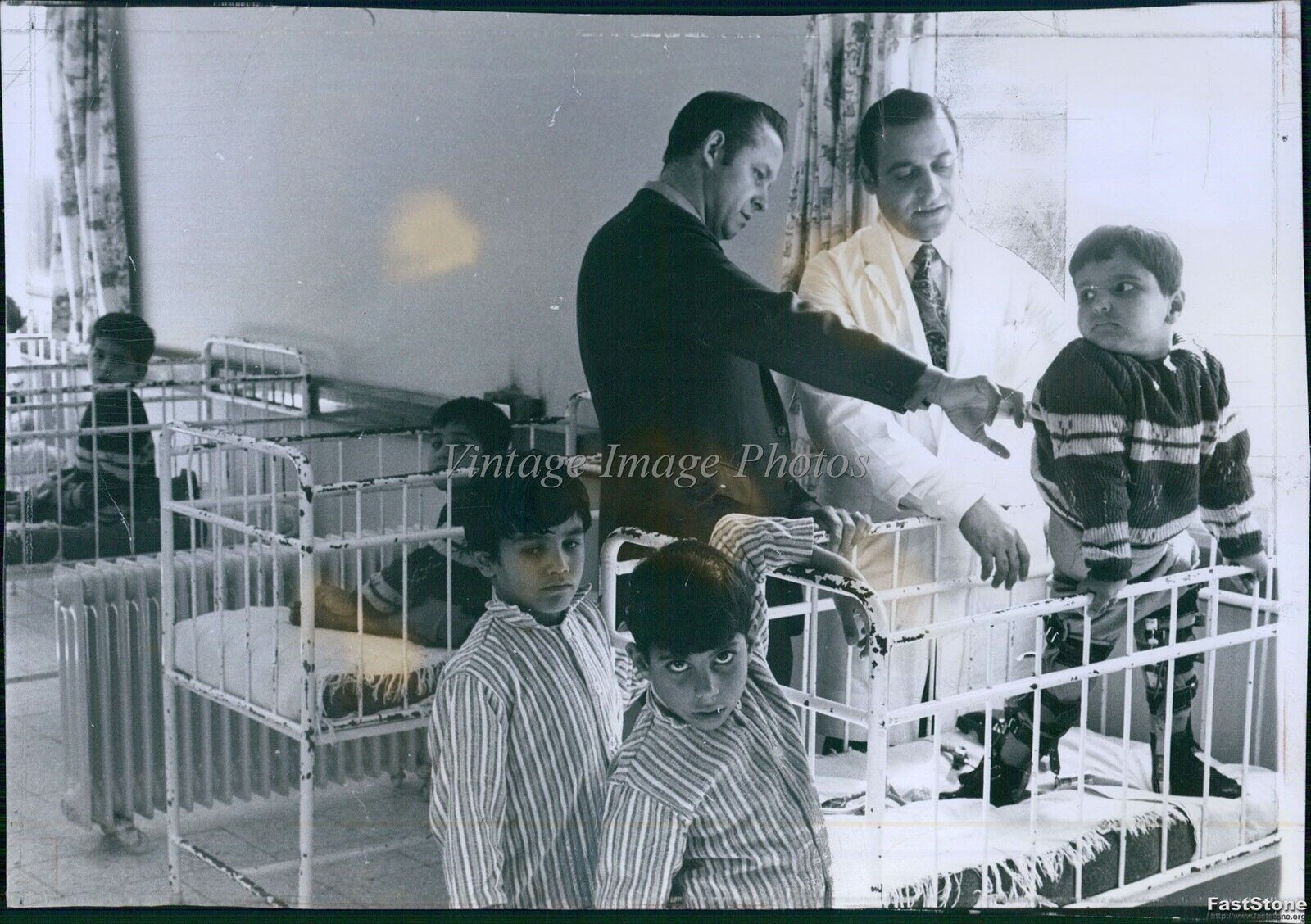 1973 Grover Wilcher Dr Ahmad Fadel Zuaiter Holy Land Hospital Medicine Photo 6X8