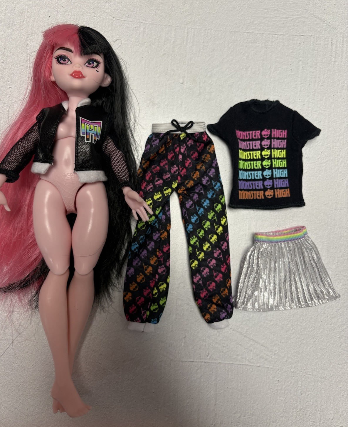 Monster High Unreleased G3 2024 Pride Pack Four Pieces Incomplete NO DOLL