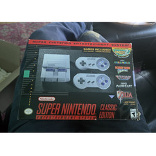 Nintendo Super NES Classic Edition SNES Microconsole Gray HDMI Classic Games