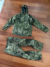Russian BTK Group VKPO Layer 6 Waterproof Windproof Suit - EMR Camo, Size 52-4