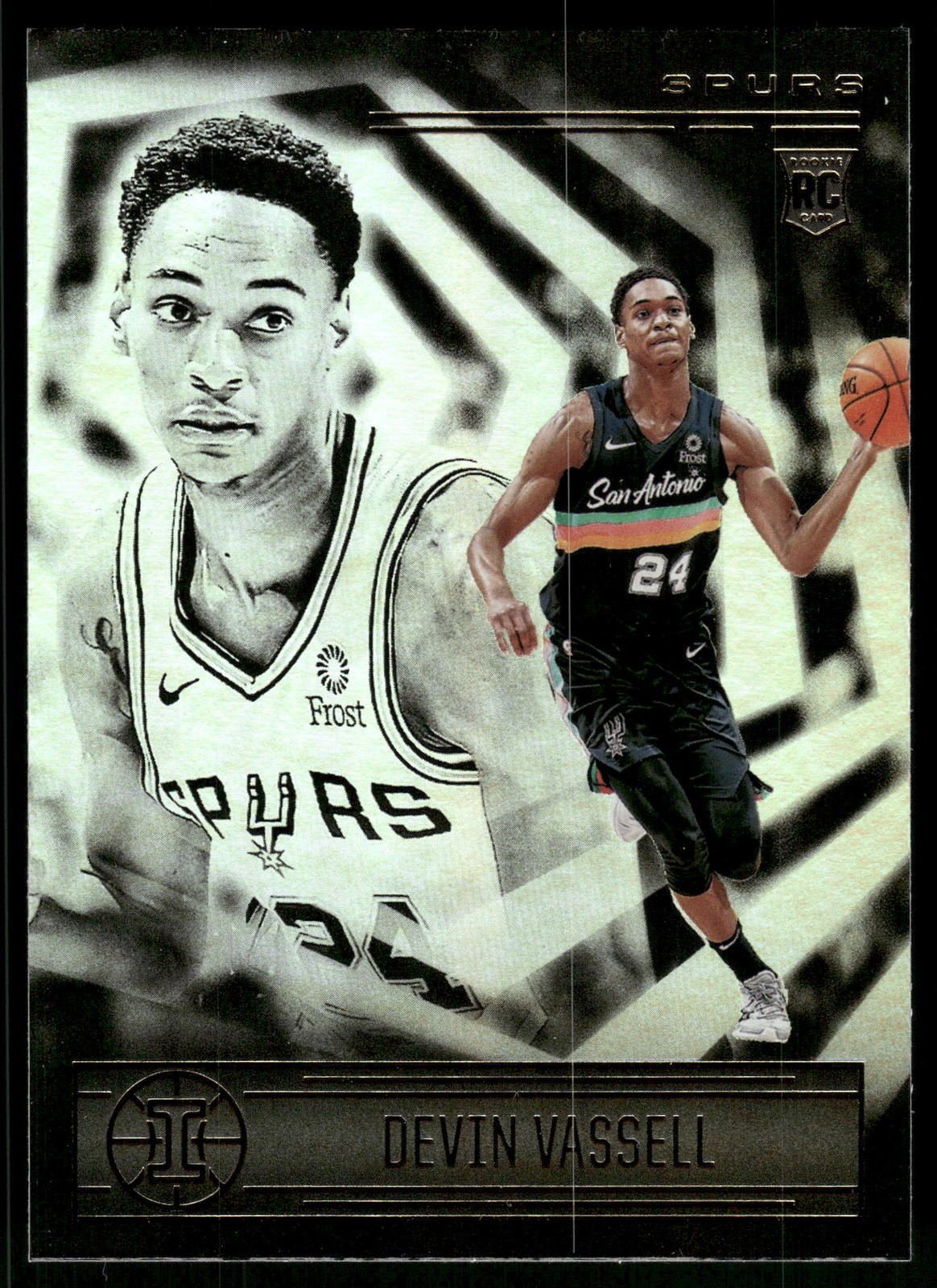 2020-21 Panini Illusions #171 Devin Vassell San Antonio Spurs Rookie
