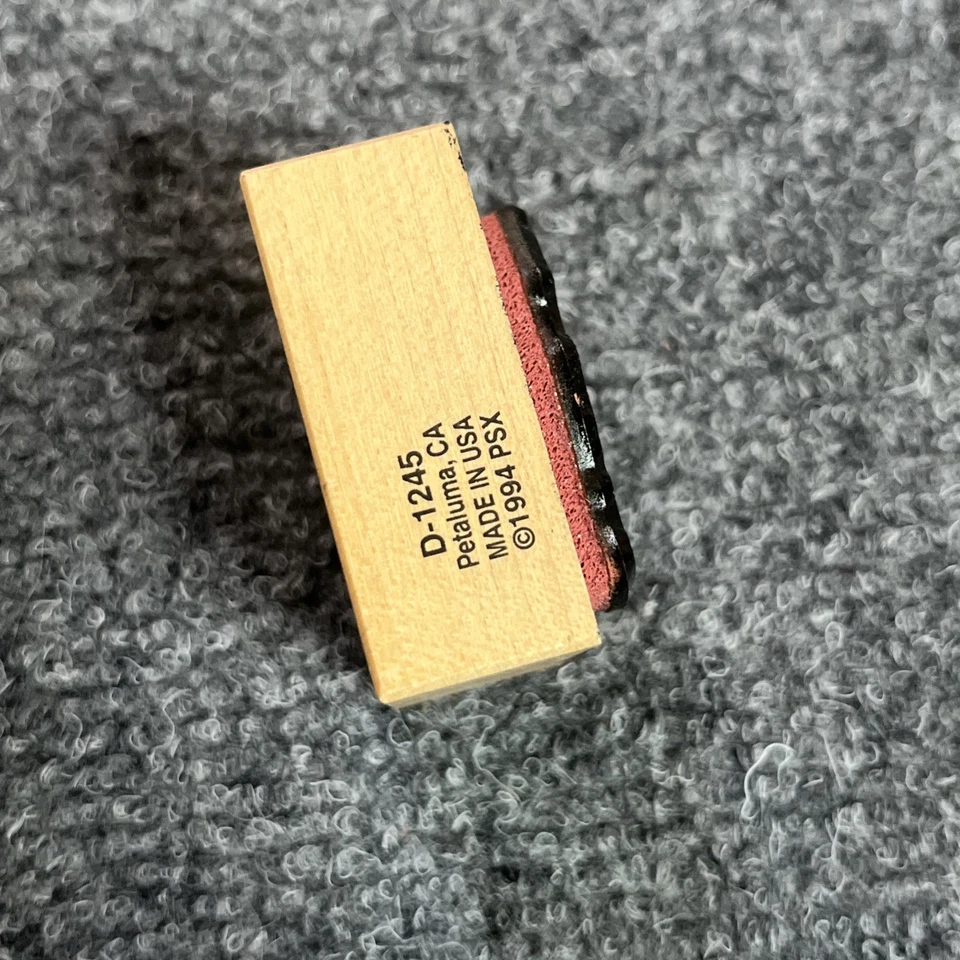 Sello de goma montado en madera PSX Fire Hydrant D1245 Foto 2 de 4