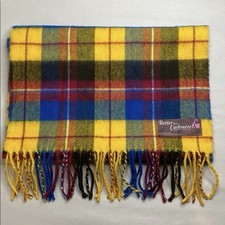 NWOT Better Than Cashmere Buchanan Tartan Plaid Classic Fringe Scarf 70”X 12”