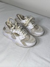 Nike Air Huarache Kids White/Beige Size 4Y 654275-110
