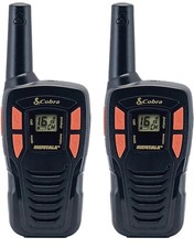 Cobra AM255 Walkie Talkie Twin Pack 5km Range 16 Channel Radios