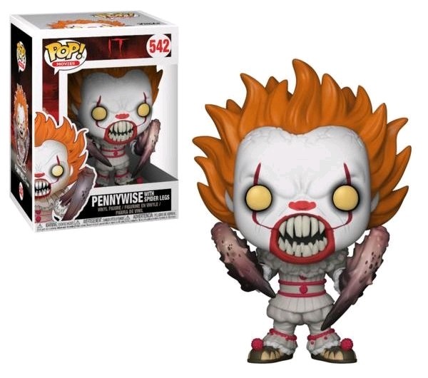 STEPHEN KING'S IT 2017 POP! MOVIES VINYL FIGURE PENNYWISE WITH SPIDER LEGS 9 CM - Immagine 2