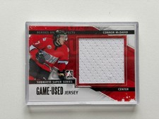 Connor McDavid Game-Used Jersey Heroes & Prospects SSM-12 Subway Super Series NM
