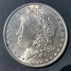 1889 Morgan Silver Dollar BU High Luster Bright Fields Low Start Below Melt