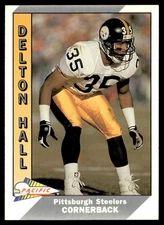 1991 Pacific Delton Hall Pittsburgh Steelers #423