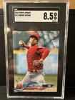 2018 Topps Update #US1 Shohei Ohtani Pitching Version Rookie Card SGC 8.5