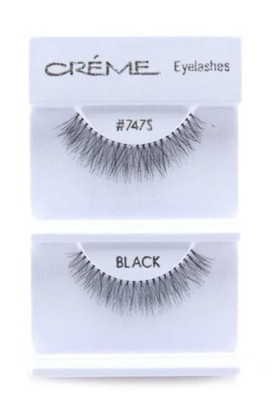 10 PCs 100% Human Hair Eyelash ''Crème '' 747 S
