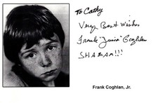 FRANK "JUNIOR" COGHLAN SHAZAM! BILLY BATSON- Hand Signed AUTOGRAPHED CARD