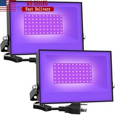 38W Blacklight LED Flood Light IP66 Waterproof Halloween Party Stage Effects New