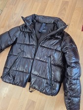 Joop Steppjacke Gr 34 schwarz leicht glänzend
