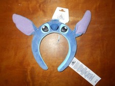 Disney Parks Lilo Stitch Blue Plush Ears Headband
