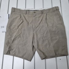 Maine Men's Slash Pockets New England Golf Shorts Size 42 Tan Summer Casual Wear