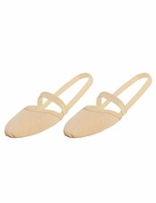 Half Sole Dance Shoes, Elastic Canvas Soft Soled Pirute Ballet Shoes...