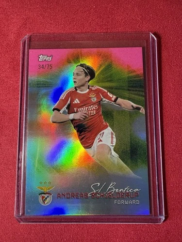 Andreas Schjelderup /75 - Pitch - 2025-26 Topps SL Benfica Team Set 25/26