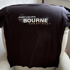 Robert Ludlum The Bourne Conspiracy Movie Promo T-Shirt Size L