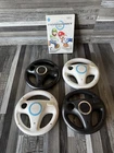 Mario Kart Wii (2008) CIB Complete with Manual Nintendo 4 Steering Wheels