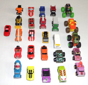 Mixed Lot Galoob Micro Machines Mattel Driven Hasbro Tiny Cars Monster Trucks