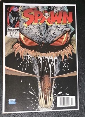 Spawn #4 1st App Violator Cover Newsstand Variant McFarlane Image Comics 1992