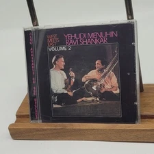 West Meets East Ravi Shankar Menuhin Yehudi Rare! CD