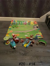 In The Night Garden Playmat Playset figures, Bridge, Cave, Gazebo, Ninky Nonk 