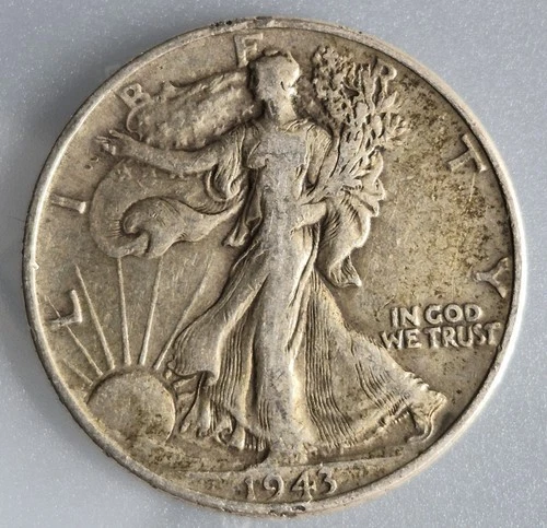 1943 Walking Liberty Silver Half Dollar | Philadelphia | Fine/VF